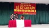 Sáng ngày 16/09/2019 Trường THCS Mậu Lương tổ chức Lễ ký cam kết "Thực hiện an toàn giáo thông, phòng chống tệ nạn xã hội"