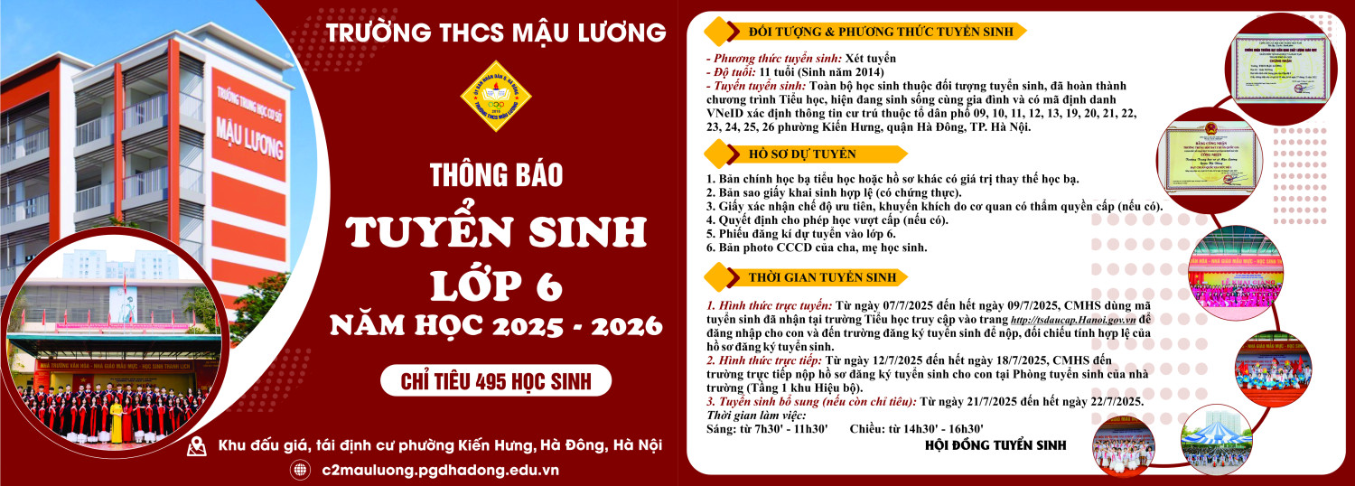 TUYỂN SINH 2025 2026