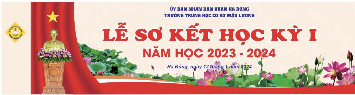 LỄ SƠ KẾT HỌC KỲ I NĂM HỌC 2023-2024