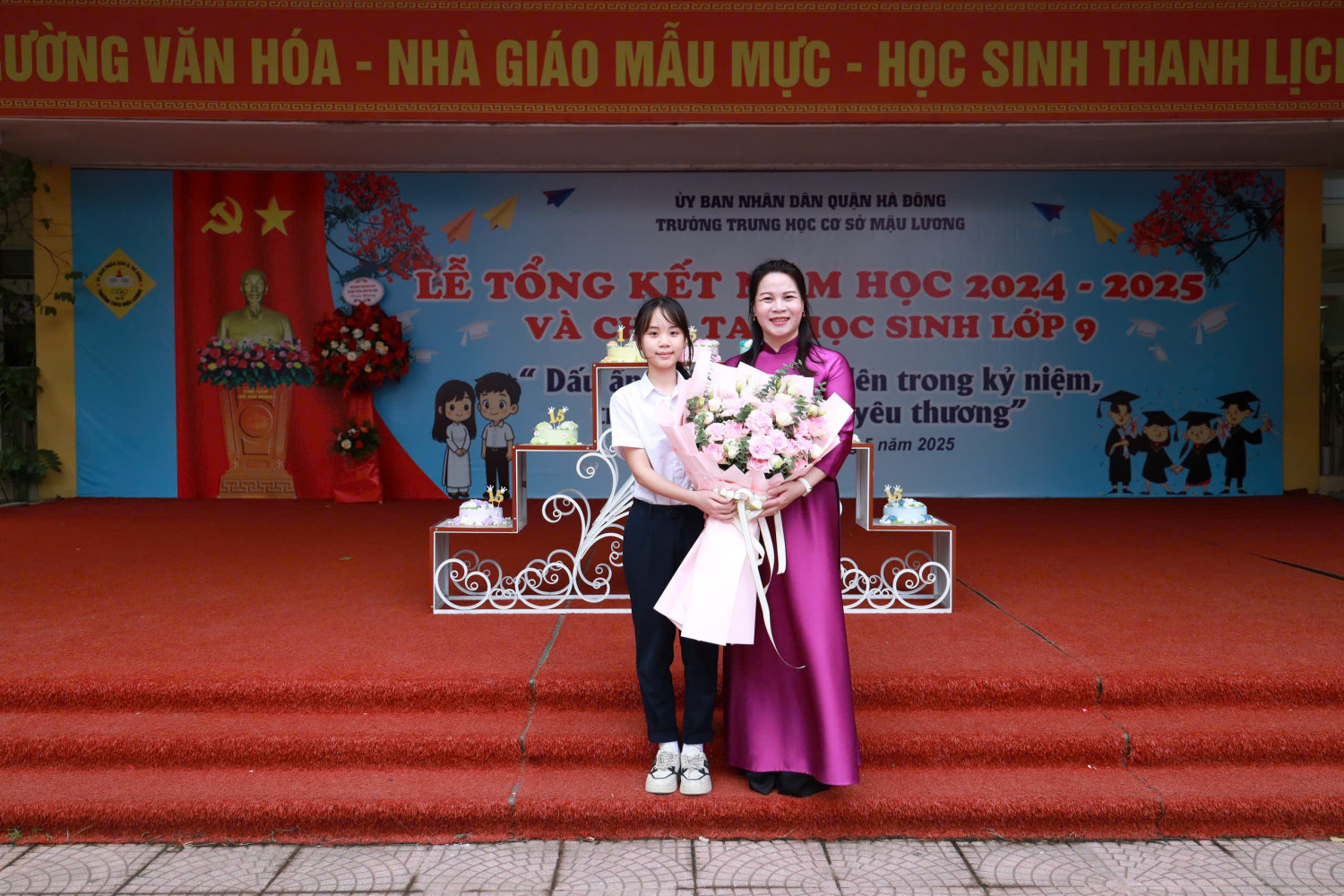 LỄ TỔNG KẾT NĂM HỌC 2024–2025 VÀ CHIA TAY HỌC SINH KHỐI 9 NIÊN KHÓA 2021–2025